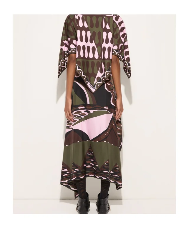 Emilio Pucci Dune Print Silk Skirt, photo 4 of 5 from SENSER