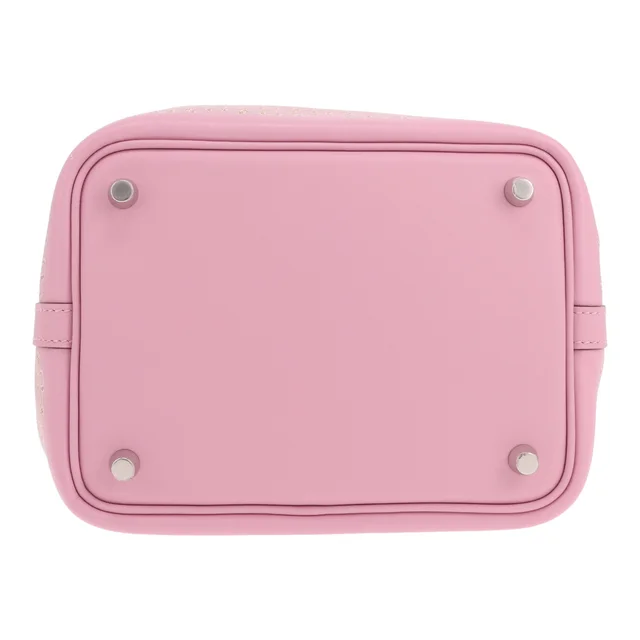 Hermès Picotin 18 cm handbag Lucky Daisy in Swift Mauve Sylvestre leather in Swift leather from Collector Square, photo 2 of 4