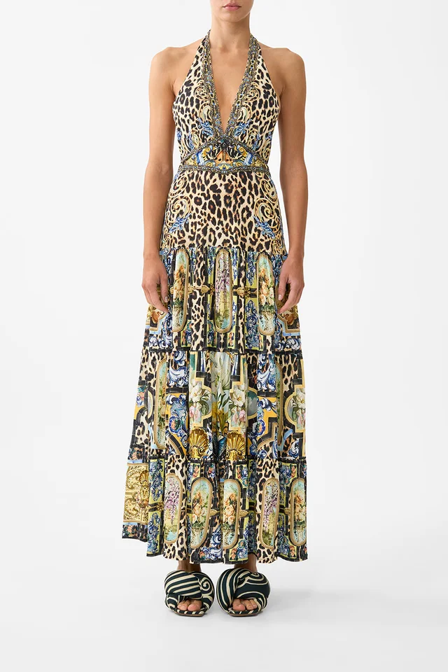 Camilla eBoutique HALTER JERSEY DRESS WITH TIERED SKIRT SEVILLIAN STYLE from CAMILLA, photo 1 of 1