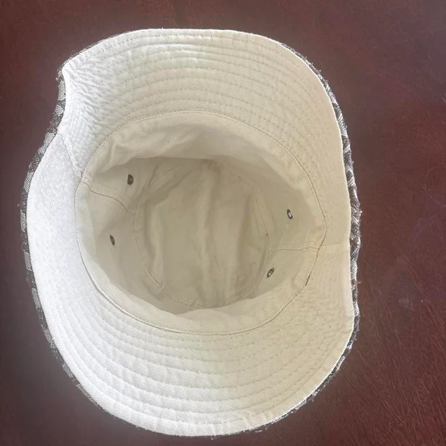 Dior Men's Bucket hats - Brown/Tan in neutral|brown|red from Depop, photo 7 of 7