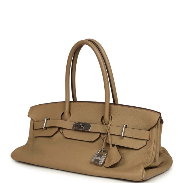 Hermès Vintage Shoulder Birkin 42 JPG Poussiere Clemence Palladium Hardware in Clemence leather from Madison Avenue Couture, photo 5 of 8