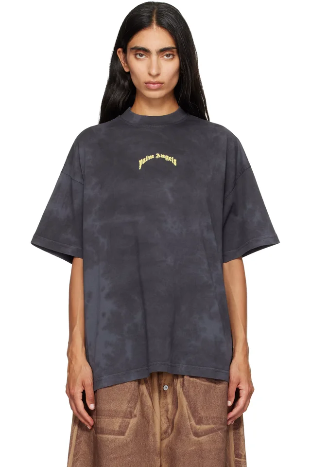 Black Curved Logo T-shirt