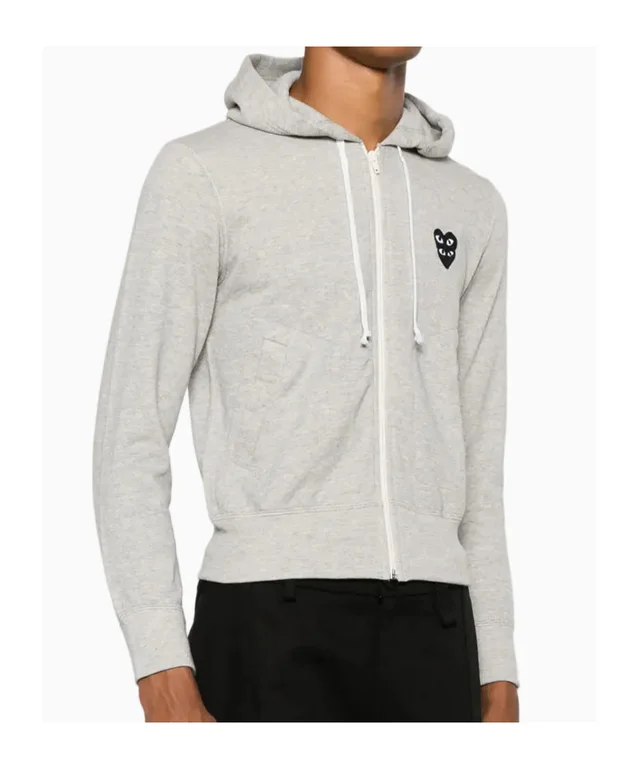 Comme Des Garcons Play Grey hoodie, photo 2 of 4 from SENSER