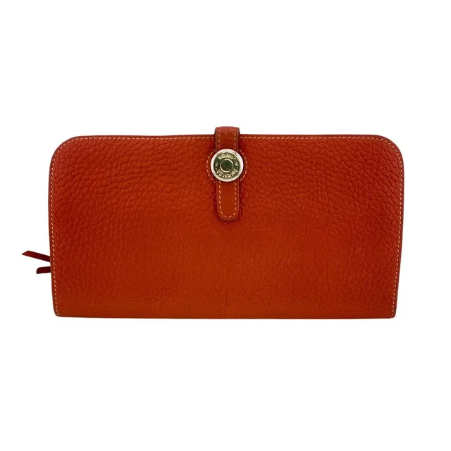 Hermès Wallet Bifold Dogon Long GM in Togo leather from The Reluxe