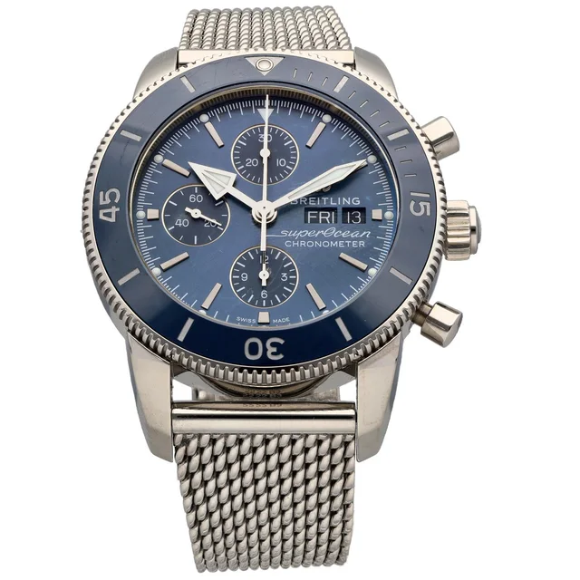 Breitling Superocean A13313 44mm Stainless Steel Watch from H&T