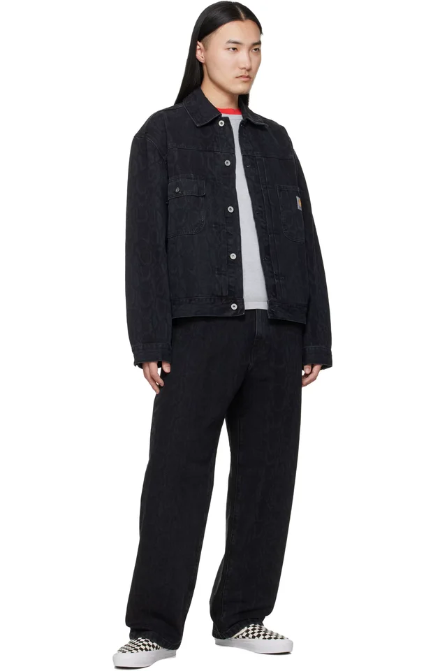 Carhartt Work In Progress Black Belmar Denim Jacket, photo 4 of 4 from SSENSE