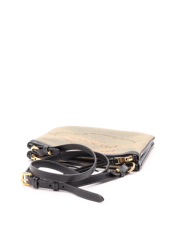 Prada Jacquard Crossbody Bag in Canvas from A Retro Tale, photo 5 of 7