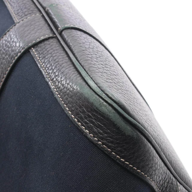 Hermès Garden Party PM Toile Officier Leather Tote Bag in Black Leather from LuxUness, photo 6 of 10