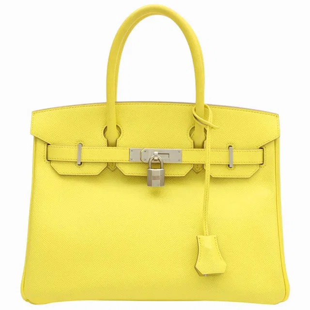 Hermès 2013 Birkin 30 Lime in Epsom leather from VINTAGE QOO TOKYO