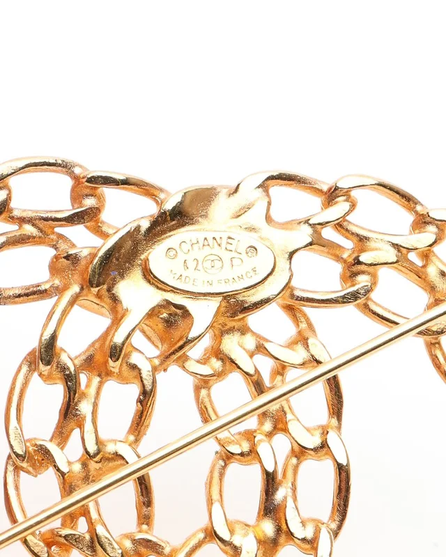 Chanel Coco Mark Chain Brooch from A Retro Tale, photo 3 of 4