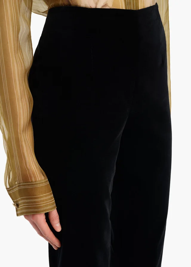 Khaite Velvet trousers, photo 4 of 6 from SENSER