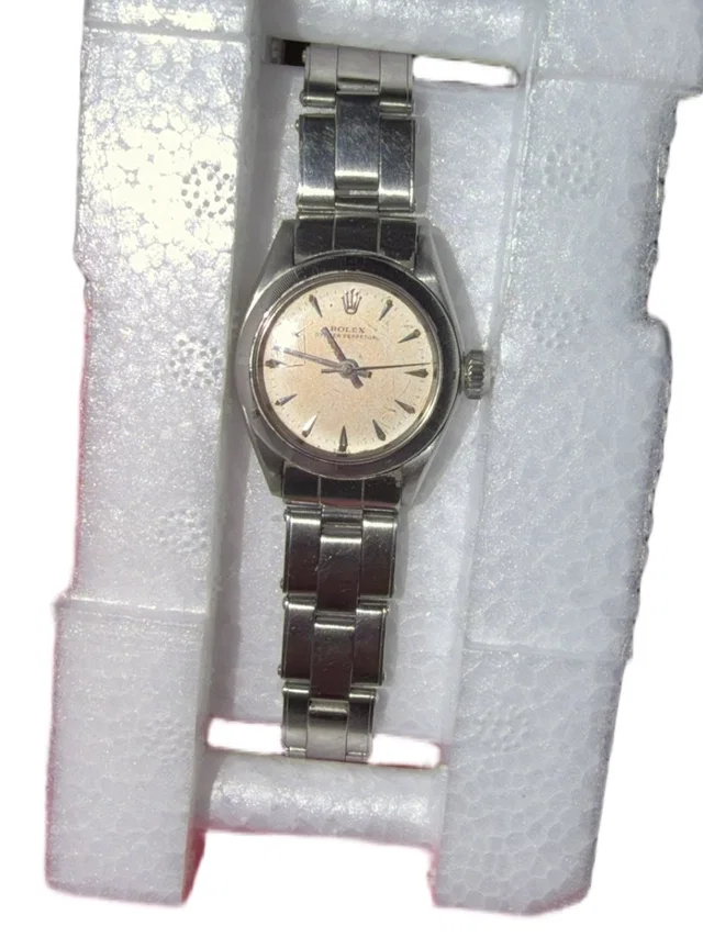Rolex Oyster Perpetual 25mm Steel Silver in gold|gray|silver from Poshmark