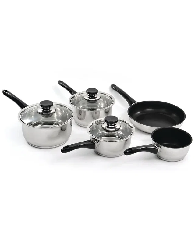 BergHOFF Stainless Steel 8pc Cookware Set, image 1 of 1 from Rue La La