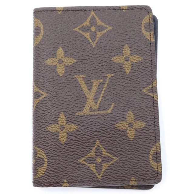 Louis Vuitton Monogram Pocket Organizer Card Case Business Leather Brown in Brown Leather from The Reluxe