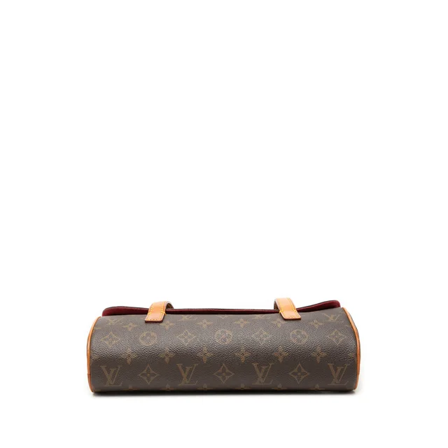 Brown Louis Vuitton Monogram Sonatine Handbag in Brown Coated canvas from Designer Revival, photo 2 of 2