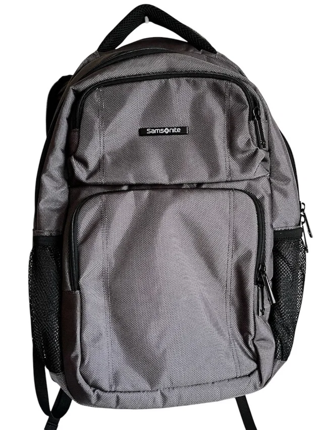 Samsonite Tectonic Commuter Travel Backpack Gray Ripstop Nylon Laptop in black Nylon from Poshmark