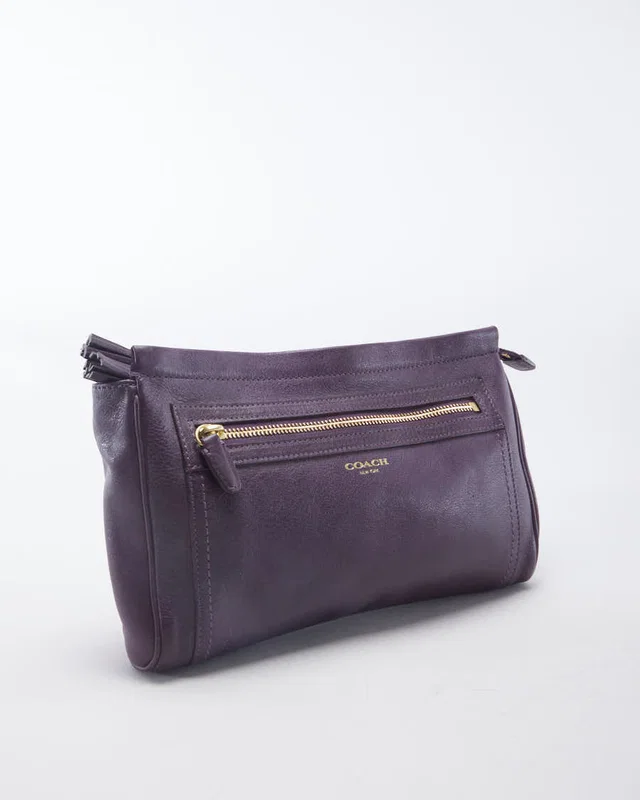 Coach Purple Clutch in Purple from Rokit Vintage