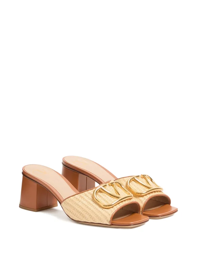Valentino Garavani raffia sandals, photo 2 of 2 from FARFETCH