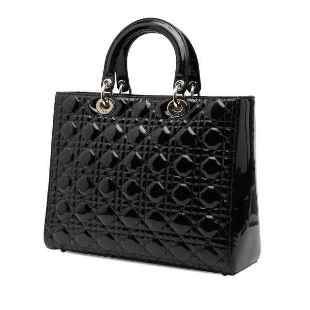 Dior Large Patent Cannage Lady in Patent leather from HEWI, photo 2 of 5