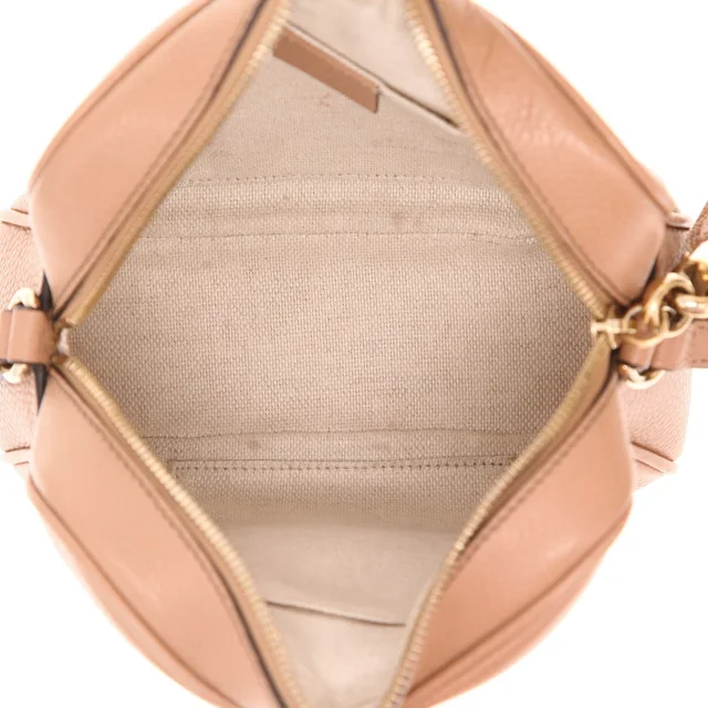 Gucci Soho Disco shoulder bag in Beige Leather from Collector Square, photo 4 of 4