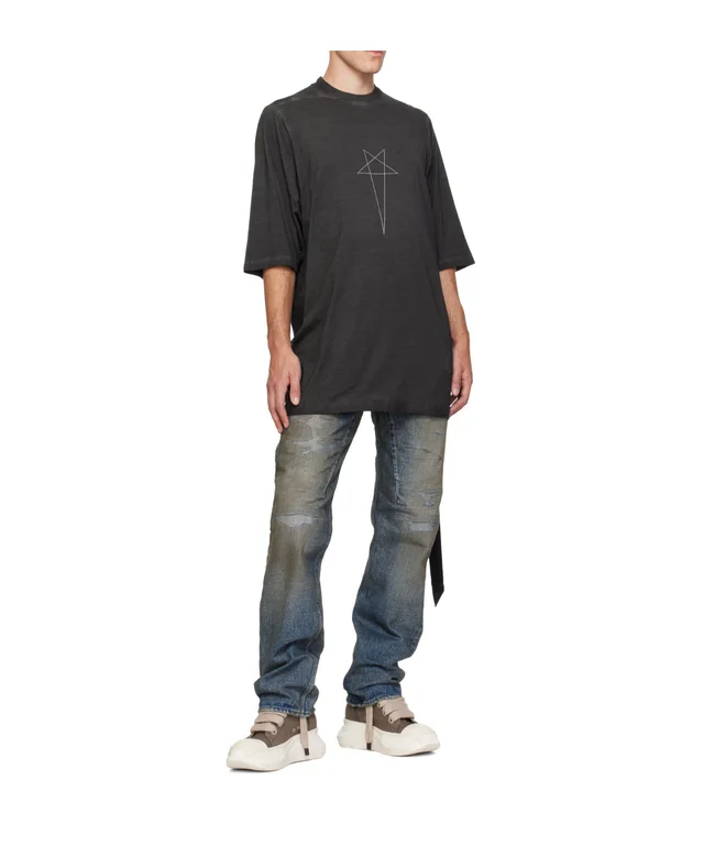 Rick Owens Drkshdw crew-neck T-shirt, photo 4 of 4 from SENSER