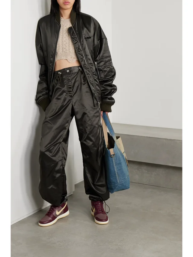 HALFBOY Shell wide-leg pants in Green, photo 2 of 2 from NET-A-PORTER (Canada)