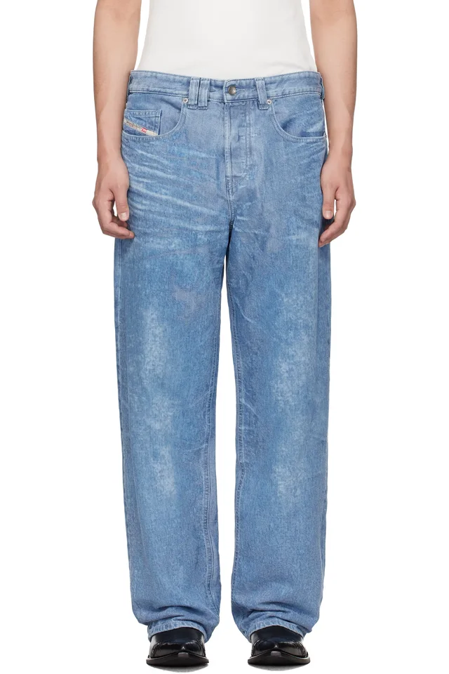 Blue 2001 D-Macro-FSI1 Jeans, image 1 of 1 from SSENSE