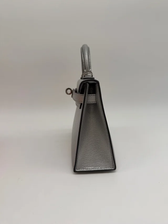 Hermès Mini Kelly Argentee Palladium Hardware from Luxury Promise, photo 8 of 11