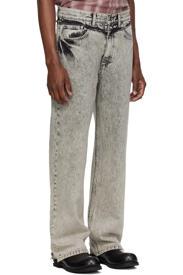 MMIC Gray Off Jeans, photo 2 of 2 from SSENSE