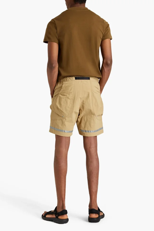 John Elliott Safari Shell Shorts in Beige, photo 3 of 4 from THE OUTNET