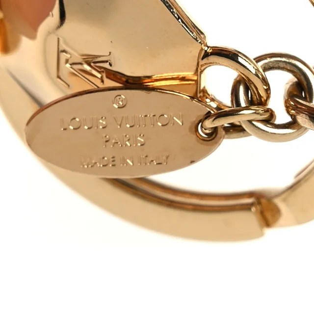 LV Facettes Bag Charm Key Holder Gold in Gold from FASHIONPHILE, photo 3 of 3