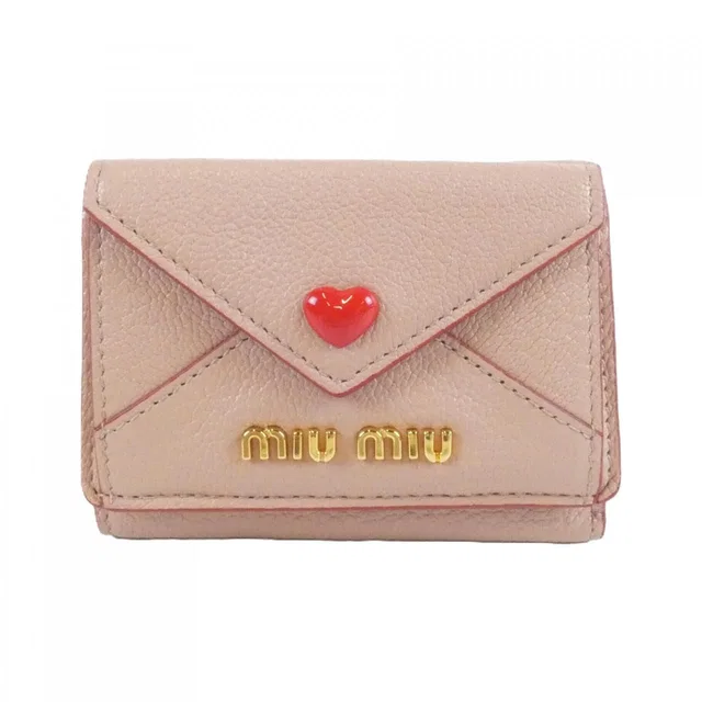 Miu Miu Wallet Gold in Gold from The Reluxe