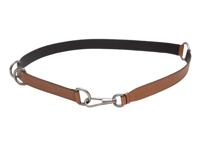 Tan Yves Saint Laurent Leather Belt Size US S in Brown Leather from Designer Revival