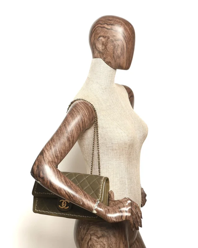 Chanel CC Happy Stitch Flap Bag in Coated canvas from A Retro Tale, photo 10 of 10