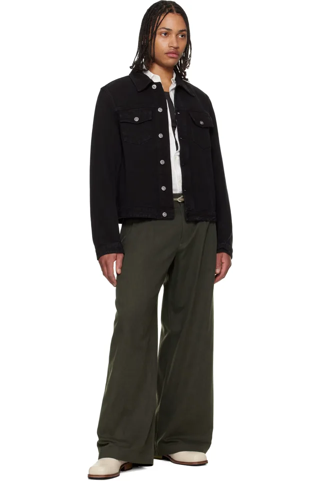 OUR LEGACY Black Origin Denim Jacket, photo 4 of 4 from SSENSE