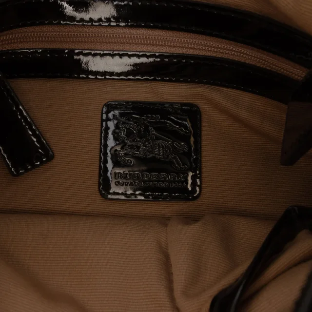 Beige Burberry Supernova Check Coated Canvas Dryden Crossbody in Beige Coated canvas from Designer Revival, photo 5 of 7