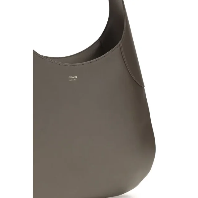 Khaite Gray Calf Leather Bos Taurus Handbag in Grey Calfskin from HEWI, photo 4 of 4