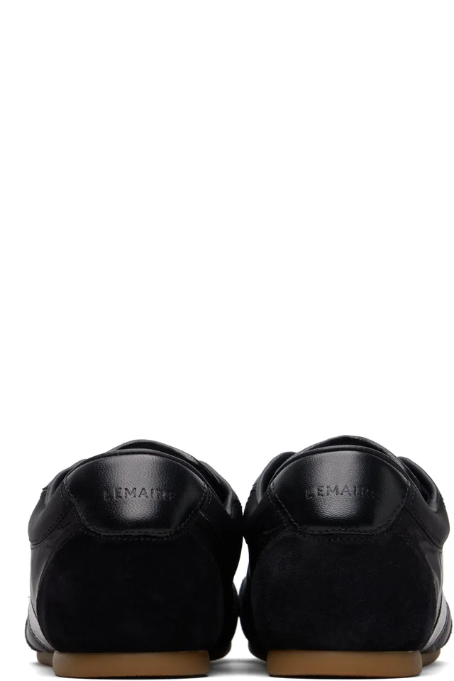 LEMAIRE Black Soft Runner Sneakers, photo 2 of 5 from SSENSE