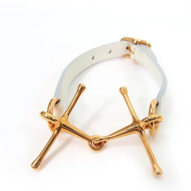 Hermès Charm Bracelet in gold Leather from Poshmark