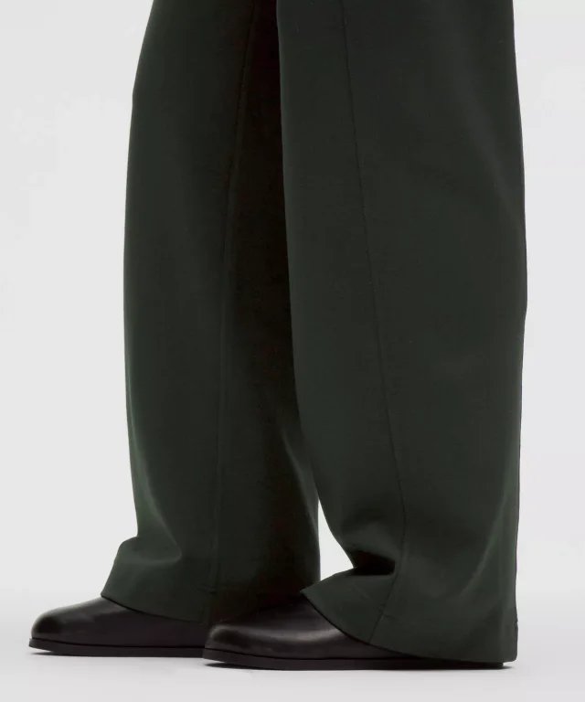 lululemon Stretch Knit Straight-Leg Pull-On Pant in Blackened Pine, photo 6 of 6 from lululemon