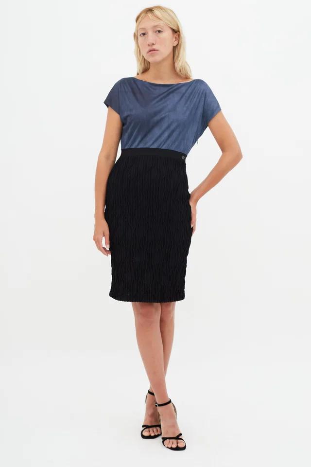 Chanel Contrasting Sheath Dress in Nylon from VSP Consignment