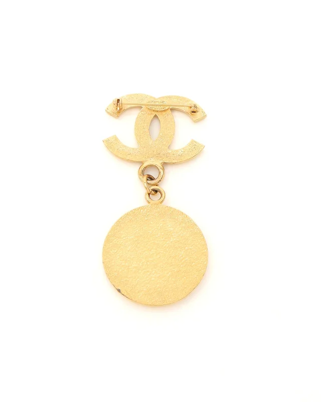Chanel Coco Mark Brooch in Wool from A Retro Tale, photo 3 of 5