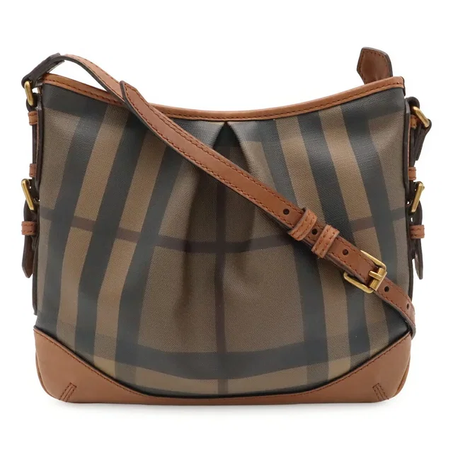 Burberry Coated Canvas Shoulder Bag in Coated canvas from LuxUness