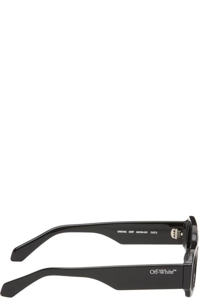 Off-White Black Olympia Sunglasses, photo 2 of 4 from SSENSE