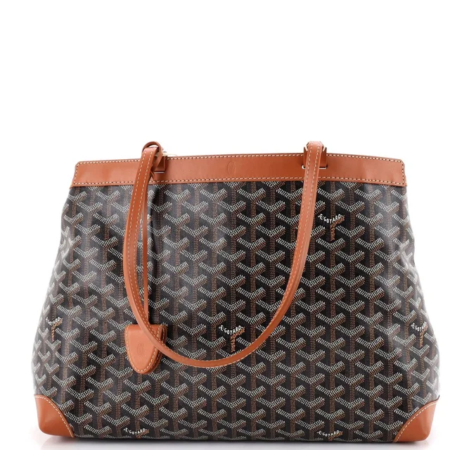 Goyard Bellechasse Bag Coated Canvas PM in brown|red Coated canvas from Rebag, photo 1 of 1