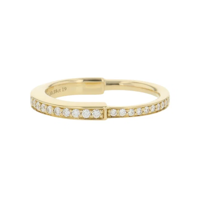 Tiffany & Co. Rock ring with pavé diamonds Size Approximately No. 13 18K Yellow Gold in Yellow from GALLERY RARE