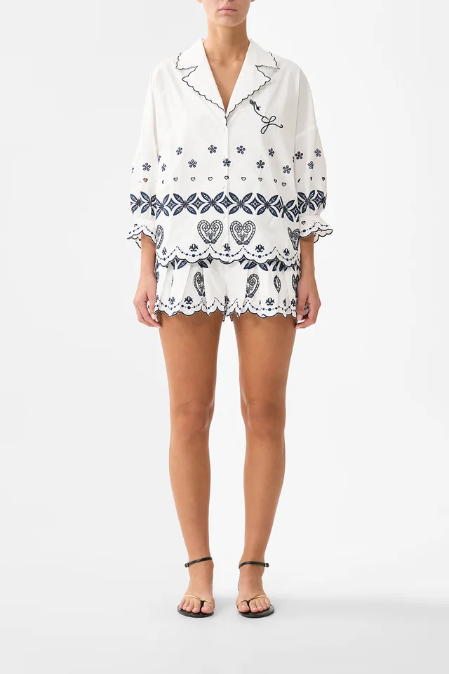 Camilla eBoutique SHIRT WITH GATHERED CUFF A TILED WONDERLAND from CAMILLA, photo 1 of 1
