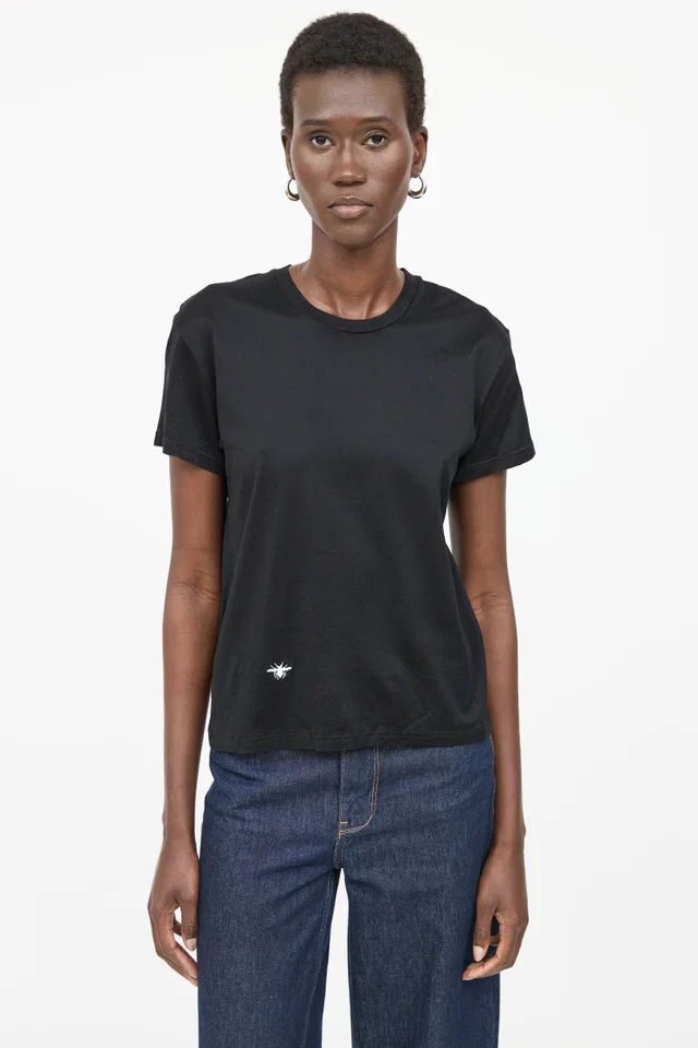 Dior Embroidered Logo T-Shirt from VSP Consignment
