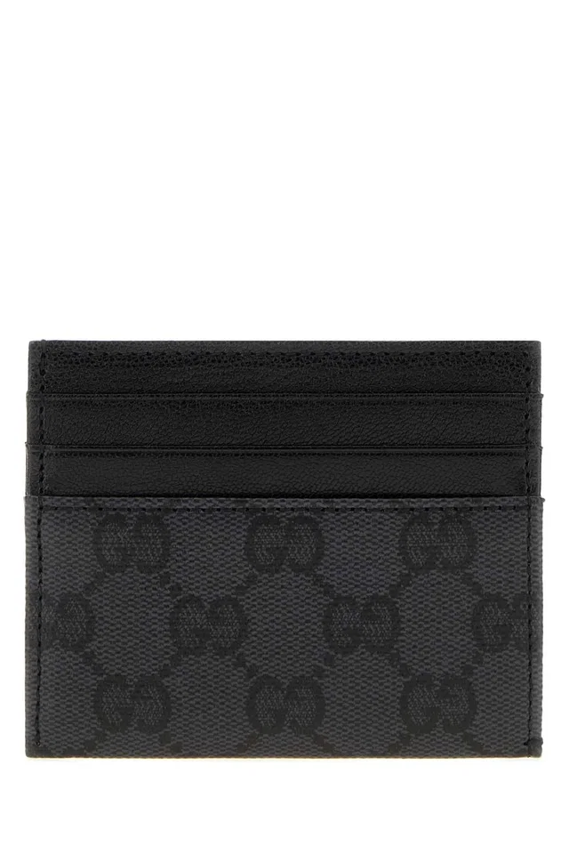 Gucci Card Case — Black Cases in Black Coated canvas from HEWI