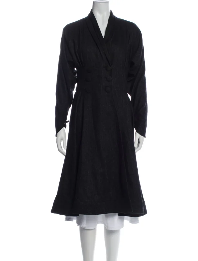 Fendi Vintage 1980's Coat in blue from The RealReal